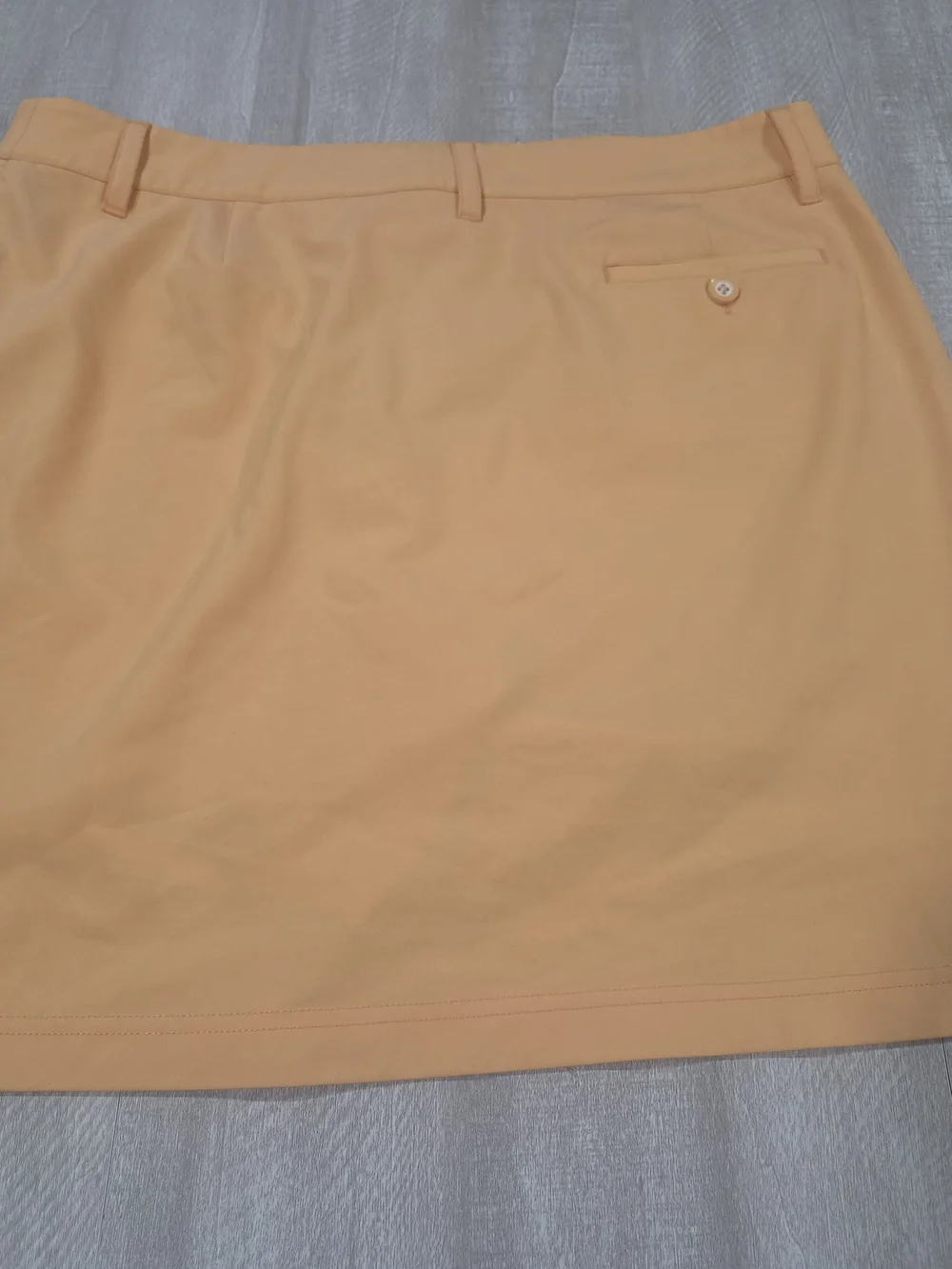 Casual Peach A-Line Mini Skort